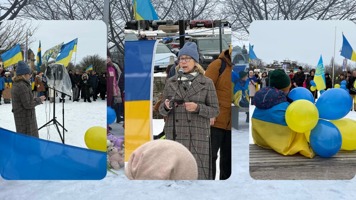 Helene Odenjung: Ukraina försvarar Europas frihet