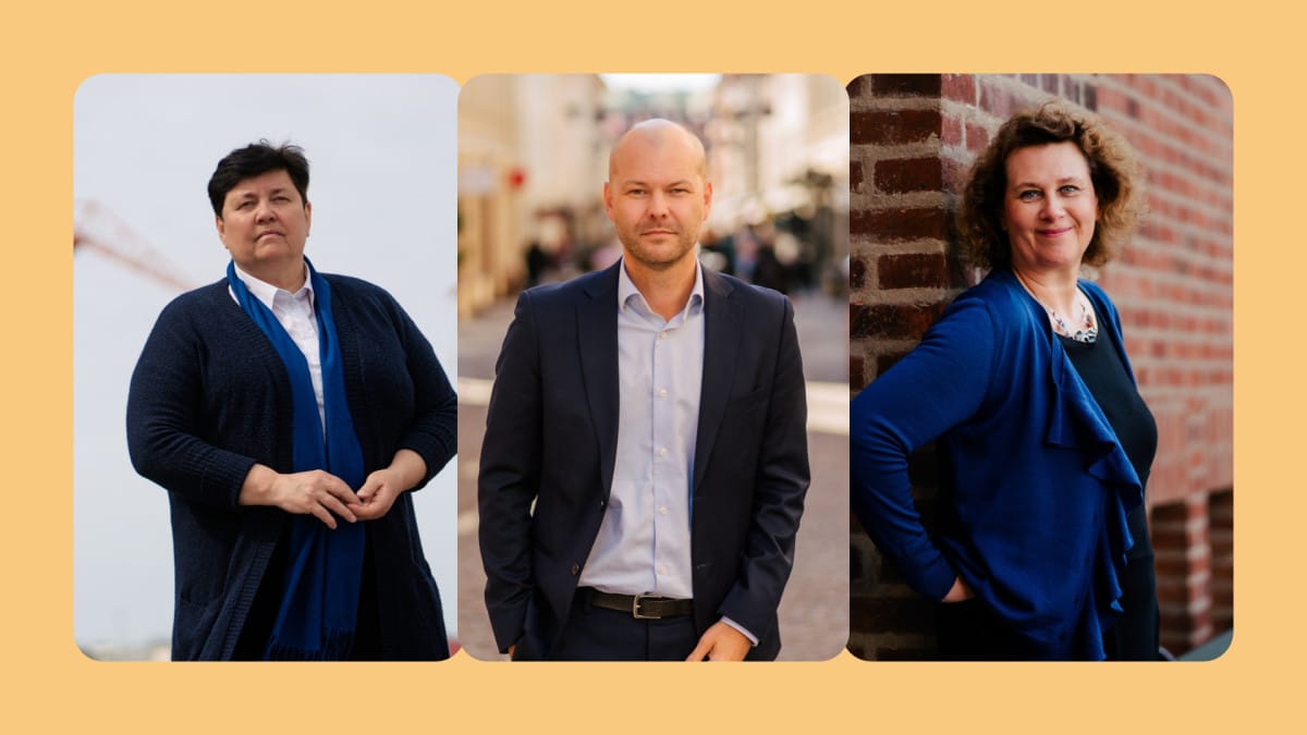 Pär Gustafsson, Eva Flyborg, Kristina Bergman Alme